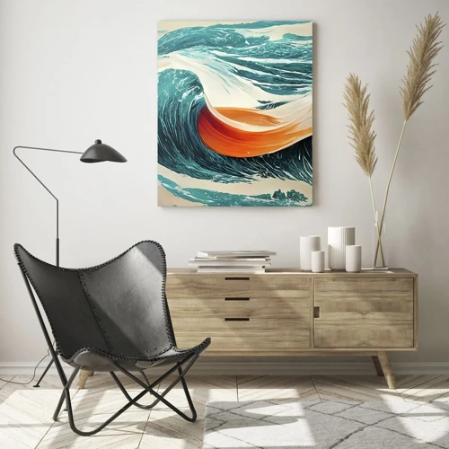 Glass picture - Surfer's Dream - 80x120 cm