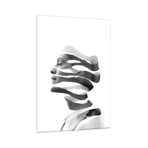 Glass picture - Surrealistic Portrait - 50x70 cm