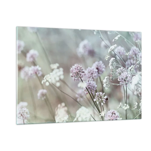 Glass picture - Sweet Filigrees of Herbs - 120x80 cm