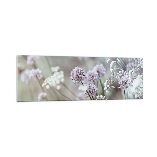 Glass picture - Sweet Filigrees of Herbs - 160x50 cm