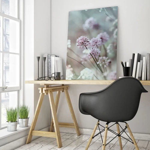 Glass picture - Sweet Filigrees of Herbs - 50x70 cm