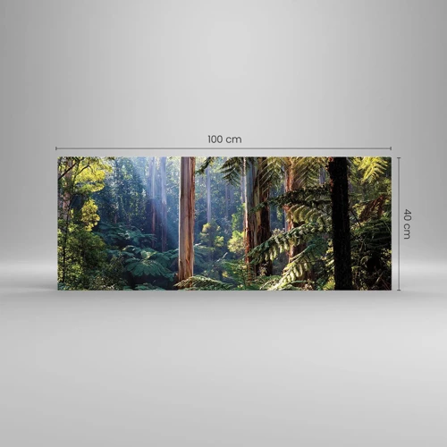 Glass picture - Tale of a Forest - 100x40 cm