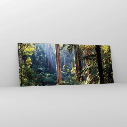 Glass picture - Tale of a Forest - 100x40 cm