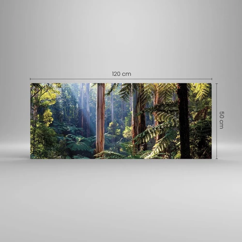 Glass picture - Tale of a Forest - 120x50 cm
