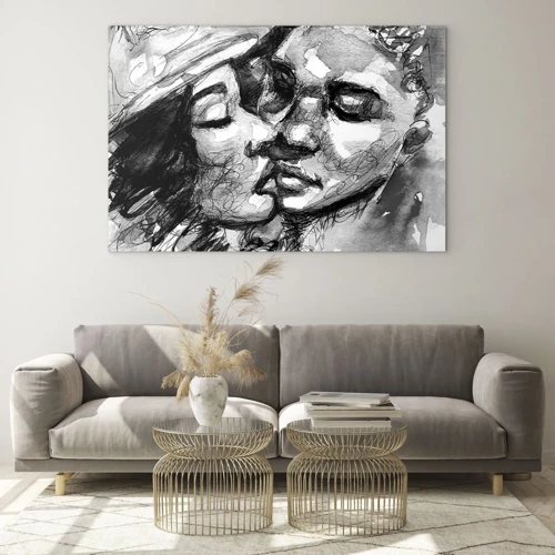 Glass picture - Tender Moment - 100x70 cm