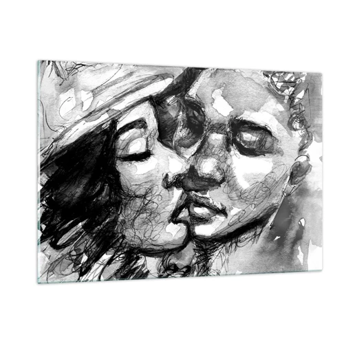Glass picture - Tender Moment - 120x80 cm