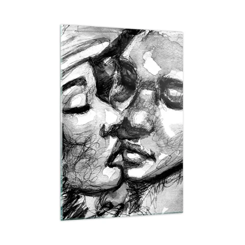 Glass picture - Tender Moment - 50x70 cm