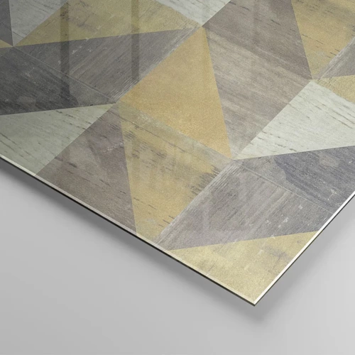 Glass picture - The Art. of Triangles - 100x40 cm