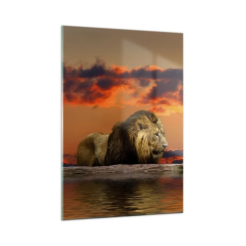 Glass picture - The King of Nature - 50x70 cm