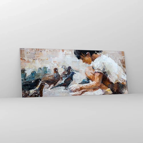 Glass picture - The Little Ones - 100x40 cm