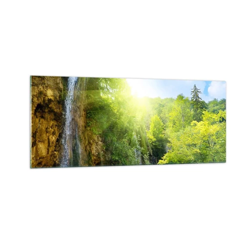 Glass picture - This Must Be Eden - 100x40 cm