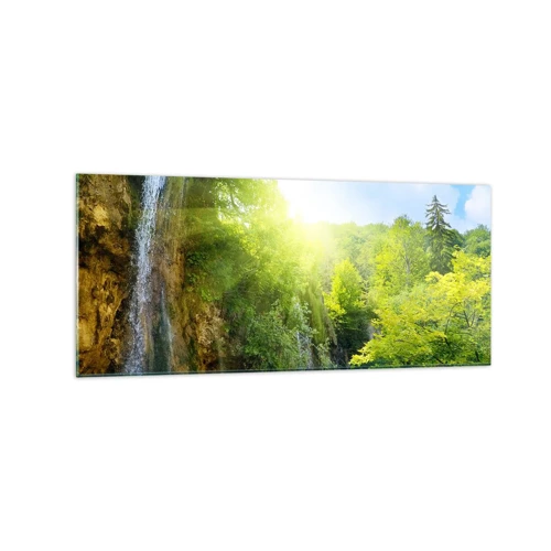 Glass picture - This Must Be Eden - 120x50 cm
