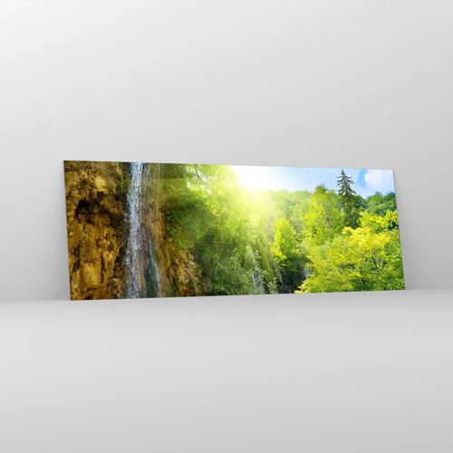 Glass picture - This Must Be Eden - 140x50 cm