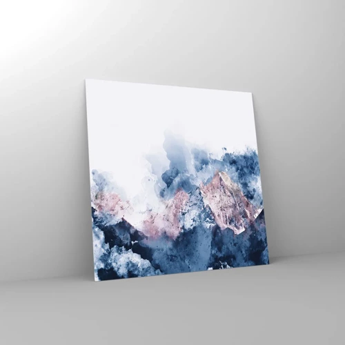 Glass picture - Those Summits! - 30x30 cm