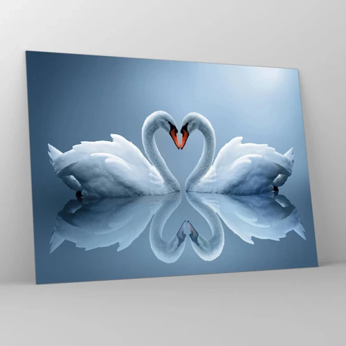 Glass picture - Time for Love - 70x50 cm