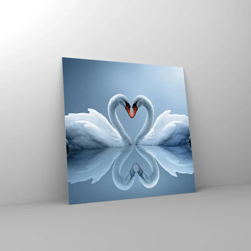 Glass picture - Time for Love - 70x70 cm