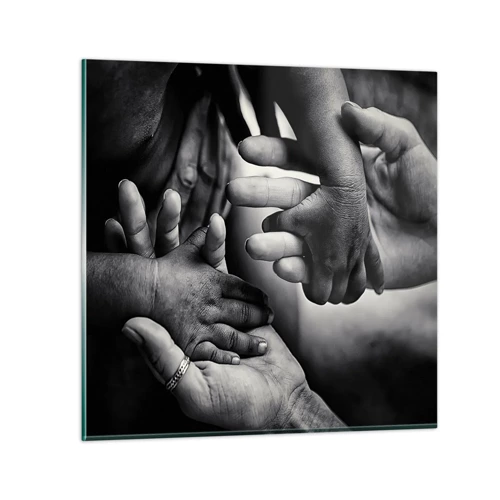 Glass picture - To be a Man - 30x30 cm