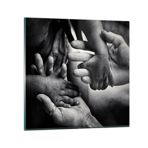 Glass picture - To be a Man - 40x40 cm