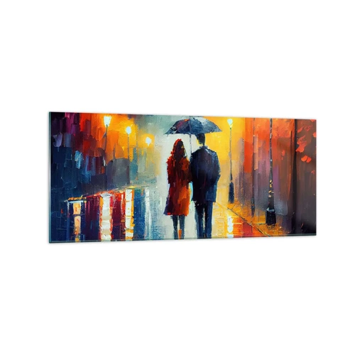 Glass picture - Together - Colourful Night - 120x50 cm