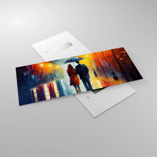 Glass picture - Together - Colourful Night - 120x50 cm