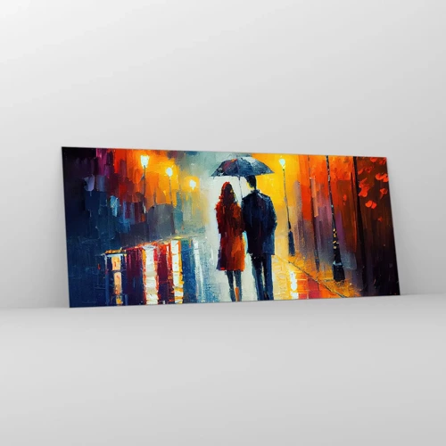 Glass picture - Together - Colourful Night - 120x50 cm