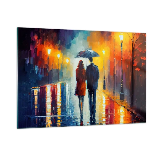 Glass picture - Together - Colourful Night - 120x80 cm