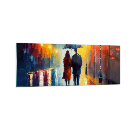 Glass picture - Together - Colourful Night - 140x50 cm