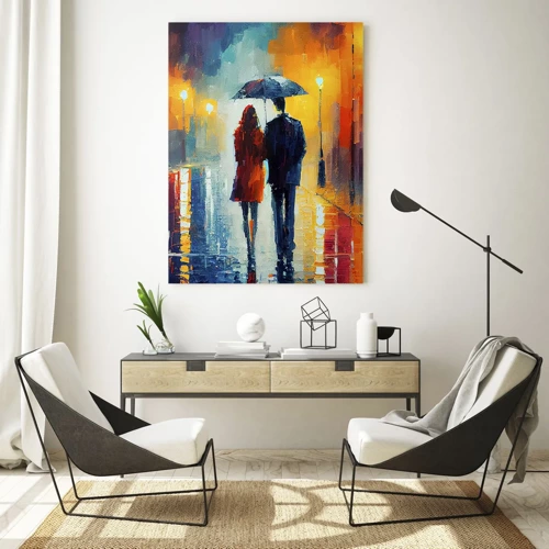 Glass picture - Together - Colourful Night - 50x70 cm