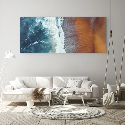 Glass picture - Touch of the Ocean - 100x40 cm