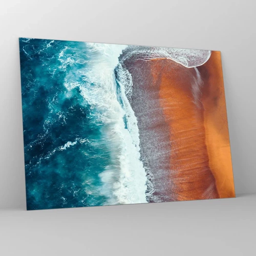 Glass picture - Touch of the Ocean - 70x50 cm