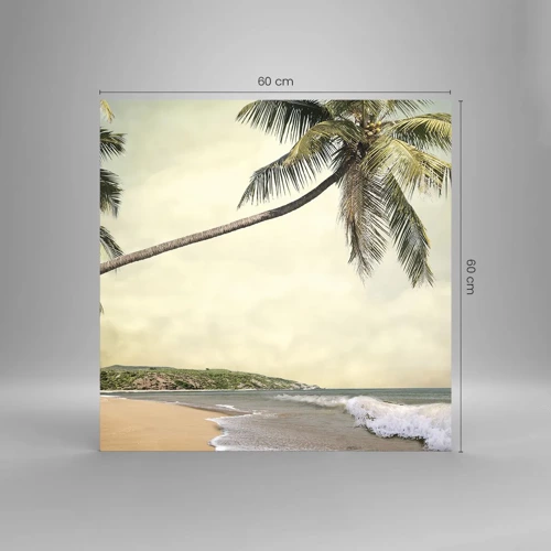 Glass picture - Tropical Dream - 60x60 cm