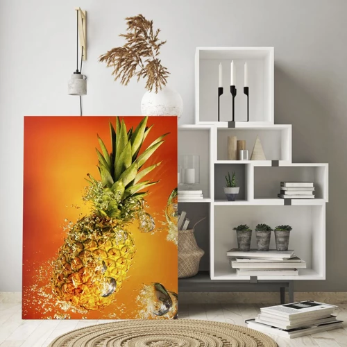 Glass picture - Tropical Juicy Freshness - 50x70 cm