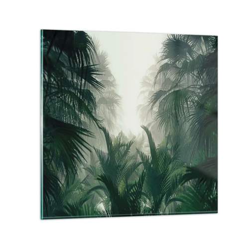 Glass picture - Tropical Secret - 40x40 cm