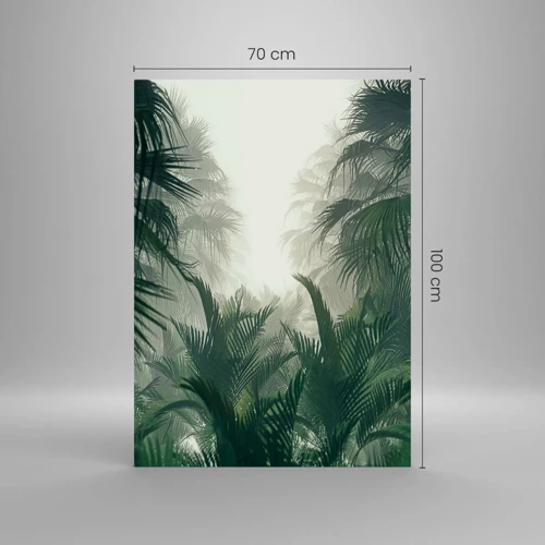 Glass picture - Tropical Secret - 70x100 cm