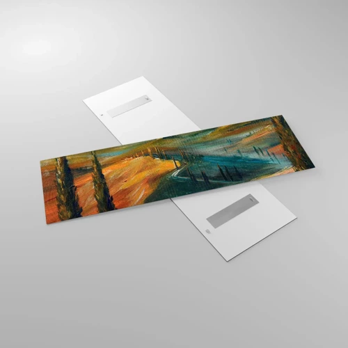 Glass picture - Tuscan Landscape - 160x50 cm
