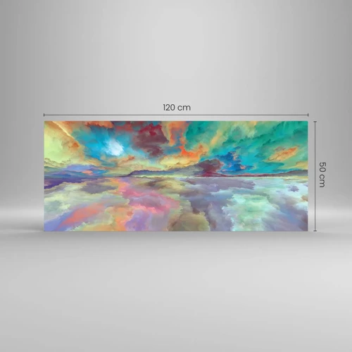 Glass picture - Two Skies - 120x50 cm