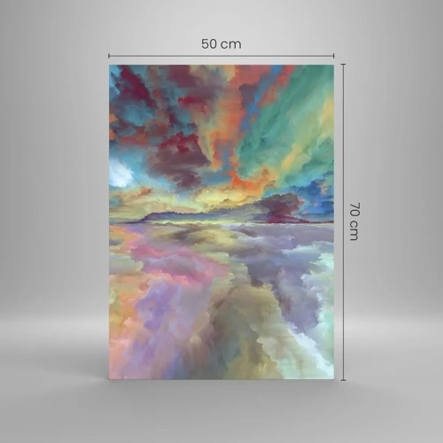 Glass picture - Two Skies - 50x70 cm