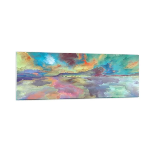 Glass picture - Two Skies - 90x30 cm