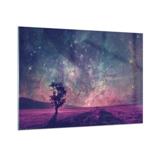 Glass picture - Under Magical Sky - 100x70 cm