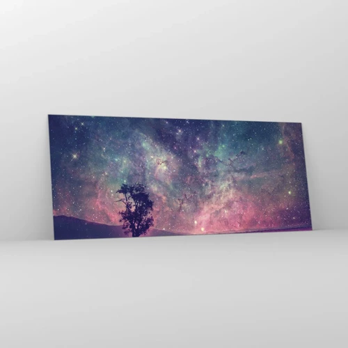 Glass picture - Under Magical Sky - 120x50 cm
