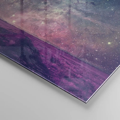 Glass picture - Under Magical Sky - 120x50 cm