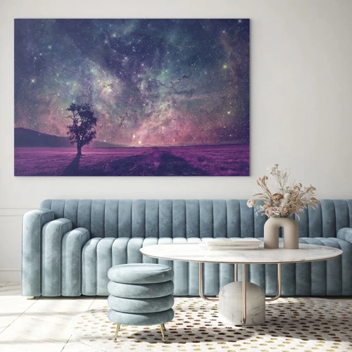 Glass picture - Under Magical Sky - 120x80 cm