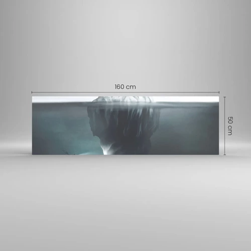 Glass picture - Underwater Secret - 160x50 cm