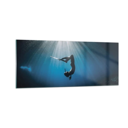 Glass picture - Underwater dance - 100x40 cm