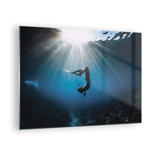 Glass picture - Underwater dance - 70x50 cm