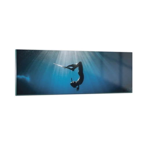 Glass picture - Underwater dance - 90x30 cm