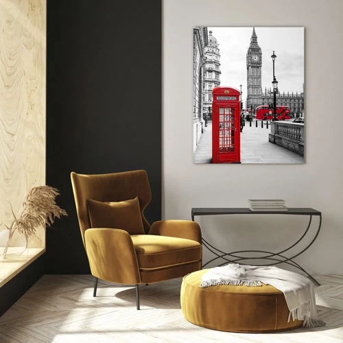 Glass picture - Undoubtedly London - 80x120 cm