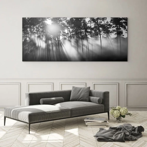 Glass picture - Unstoppable Sun - 100x40 cm