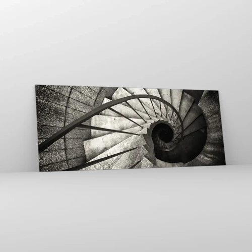 Glass picture - Up the Stairs and Down the Stairs - 100x40 cm