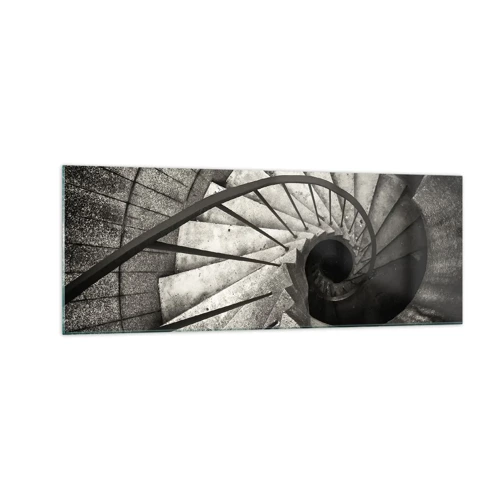Glass picture - Up the Stairs and Down the Stairs - 140x50 cm